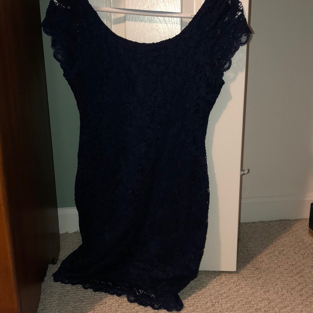 Navy blue dress